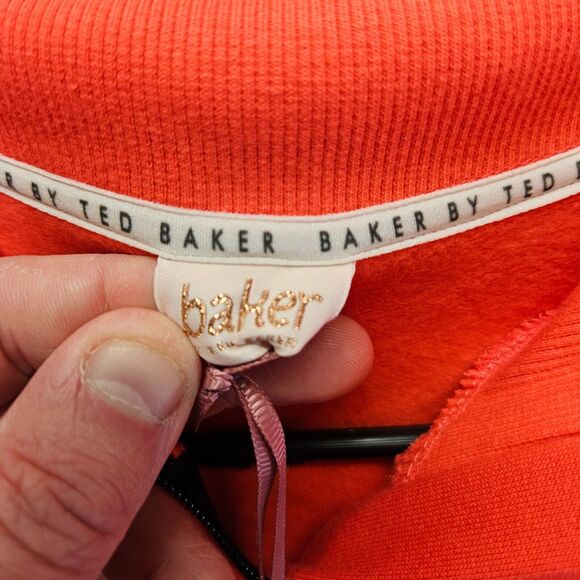 Baker By Ted Baker Sweater Dress Size 13yrs Long Sleeve Zip - Picture 6 of 9